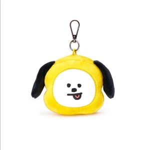 BT21 CHIMMY FACE PLUSH KEYCHAIN